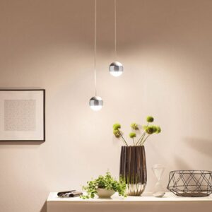 Svítidlo Paulmann chrom matný/chrom/bílá kov