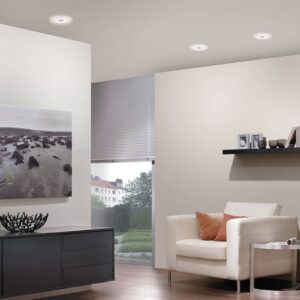 Svítidlo Paulmann hliník/bílá satinovaná hliník/akryl