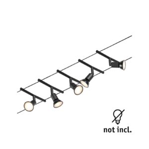 Svítidlo Paulmann černá matná kov