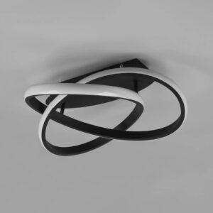 Svítidlo Reality Leuchten černý; opálový železo/plast