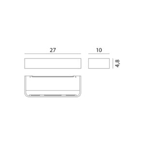 Svítidlo Rotaliana matná černá hliník