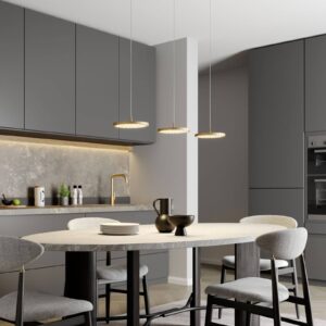 Svítidlo Rothfels čistě bílá/mosaz matná kartáčovaná hliník/ocel/mosaz