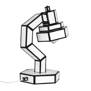 Svítidlo SELETTI bílý/černý recyklovaný karton/epoxidová pryskyřice