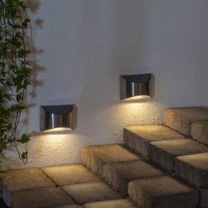 Svítidlo STAR TRADING stříbrná/transparentní nerez/plast