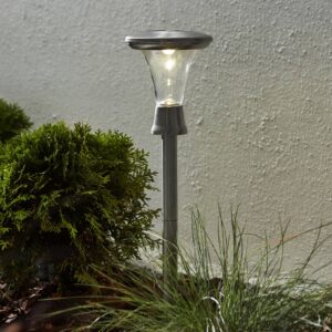 Svítidlo STAR TRADING stříbrná/černá/průhledná kov/nerezová ocel/plast