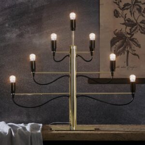 Svítidlo STAR TRADING mosaz kov/plast