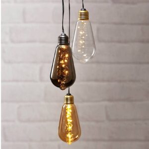 Svítidlo STAR TRADING kouřová sklo