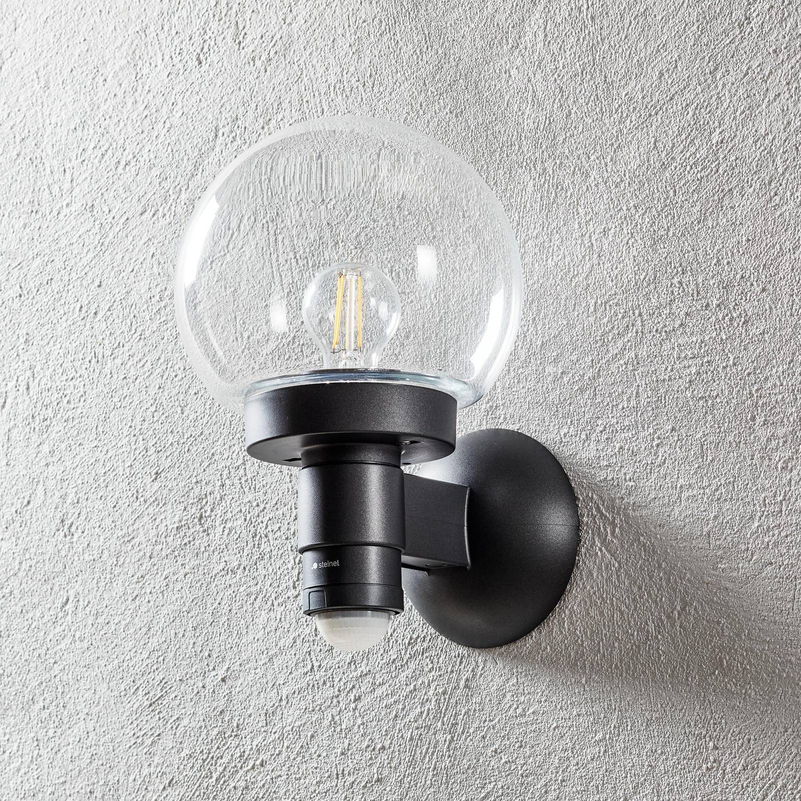 Svítidlo STEINEL antracit/čirá plast/sklo