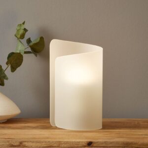 Svítidlo Selène bílá satinovaná kov/sklo