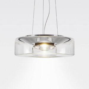 Svítidlo Serien Lighting čirá/hliník lesklý sklo/akryl/hliník