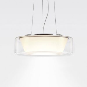 Svítidlo Serien Lighting čirá/hliník lesklý sklo/akryl/hliník