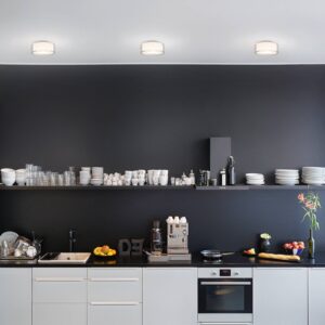 Svítidlo Serien Lighting bílá/průhledná hliník/sklo