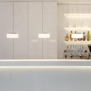 Svítidlo Serien Lighting stříbrná/hliník lesklý sklo/hliník