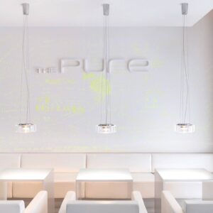 Svítidlo Serien Lighting opálová/hliník lesklý sklo/hliník