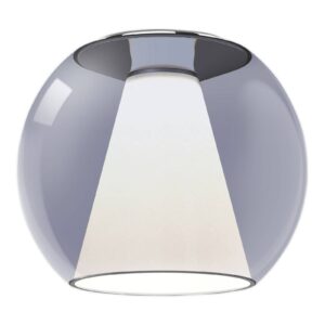 Svítidlo Serien Lighting modrá-transparentní/opálová sklo/hliník