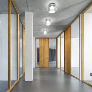 Svítidlo Serien Lighting čirý/opálový sklo/hliník