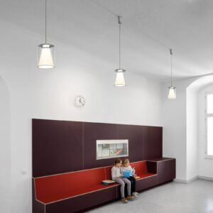 Svítidlo Serien Lighting čirá/opálová/hliník lesklý/chrom sklo/polykarbonát/hliník/ocel