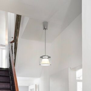 Svítidlo Serien Lighting čirá/opálová/hliník lesklý/chrom sklo/polykarbonát/hliník/ocel