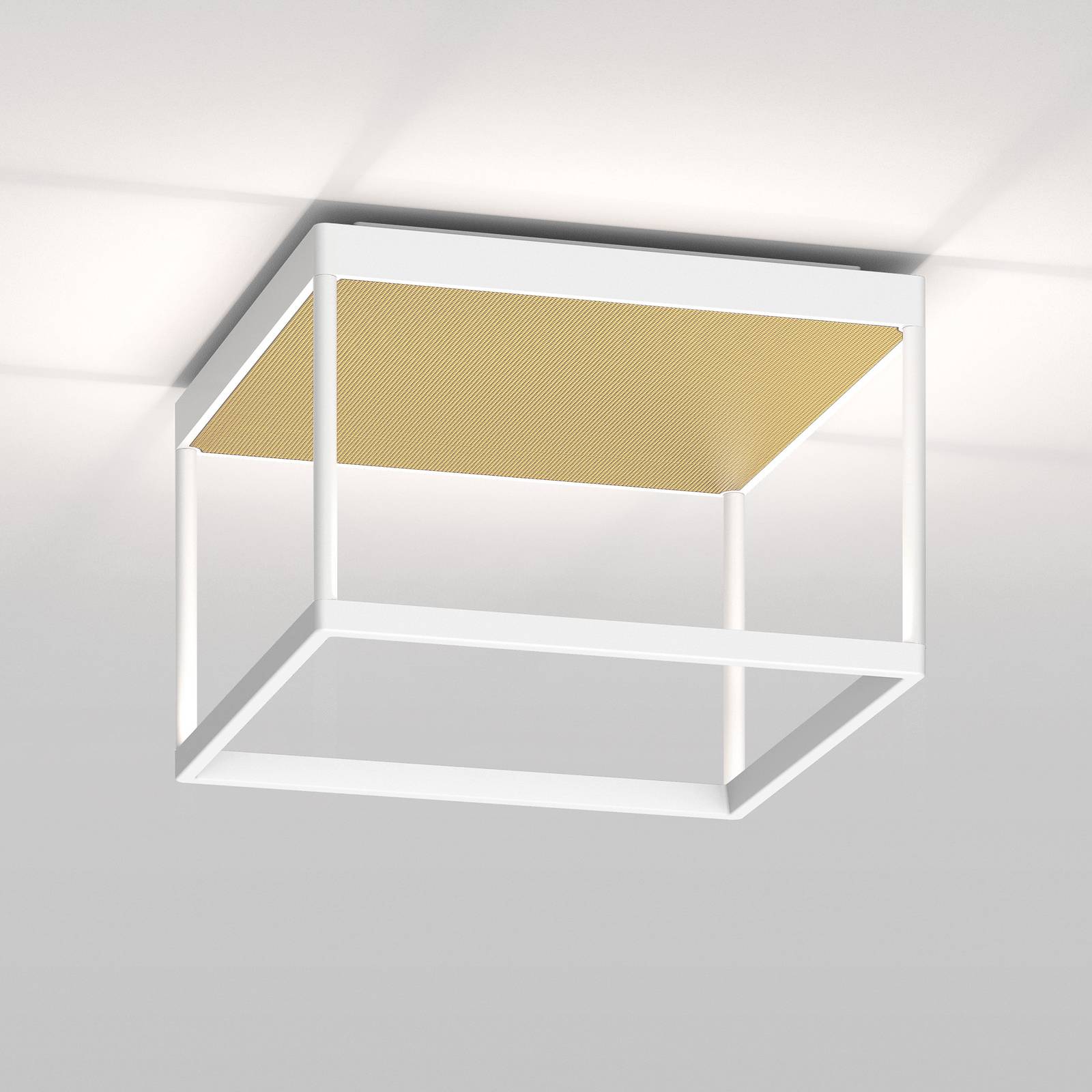 Svítidlo Serien Lighting bílá/zlatá strukturovaná hliník/sklo/plexisklo