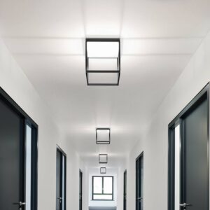 Svítidlo Serien Lighting černá/bílá matná hliník/sklo/plexisklo