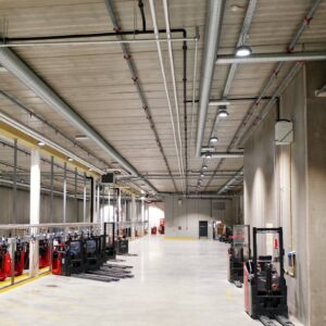 Svítidlo Siteco černý/čirý hliníkový odlitek/polykarbonát