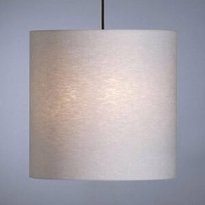 Svítidlo TECNOLUMEN nikl/černá/přírodní kov/textil