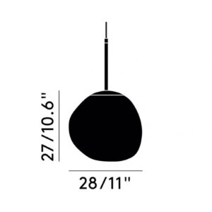 Svítidlo Tom Dixon měď polykarbonát/ocel