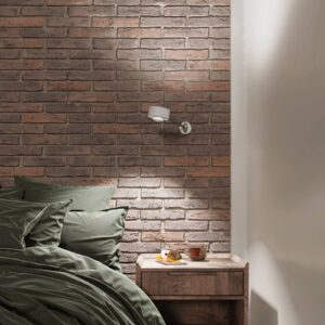 Svítidlo Top Light matná bílá/chrom/čirá hliník/zinek/sklo