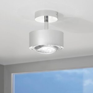 Svítidlo Top Light matná bílá/chrom/čirá hliník/zinek/sklo