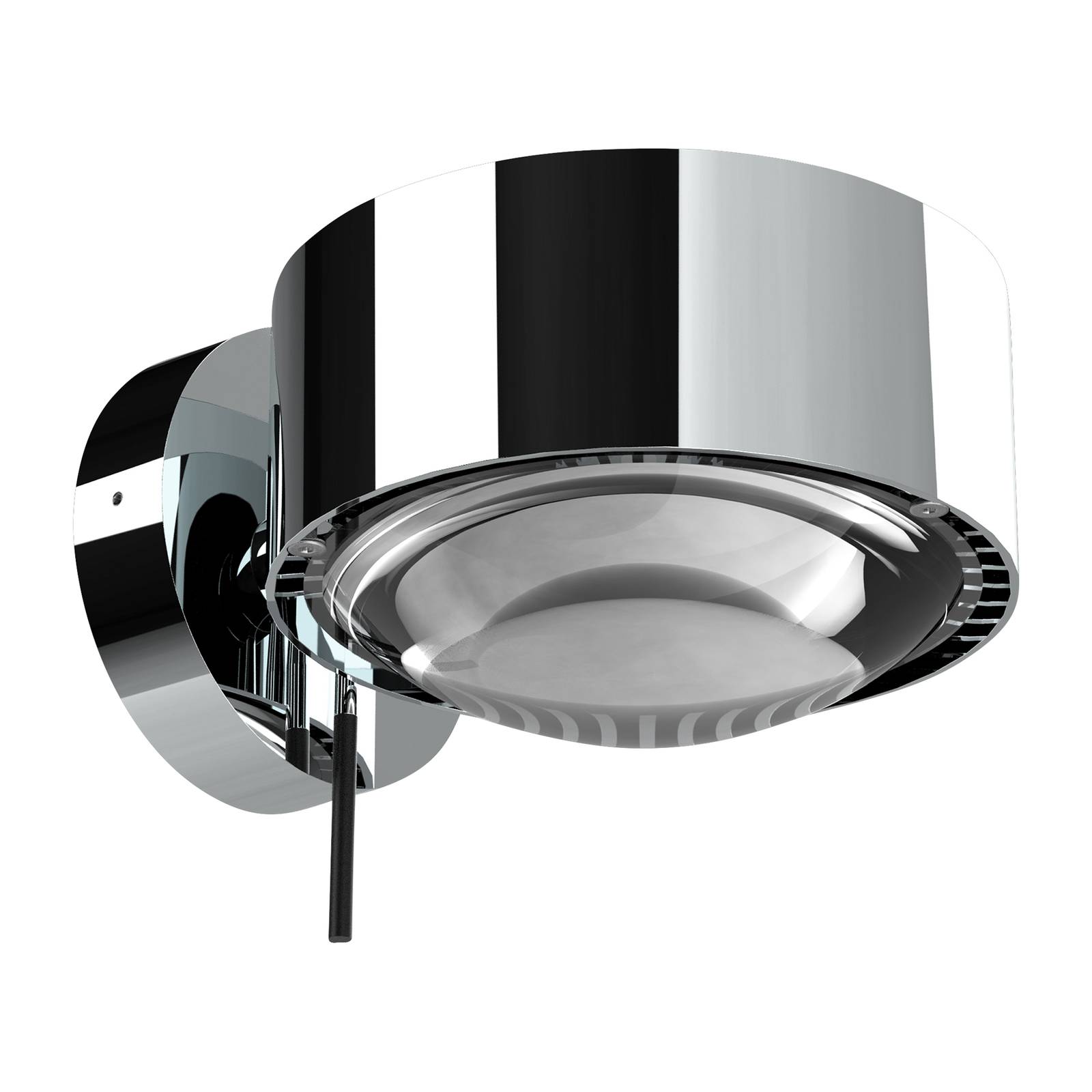 Top Light Puk Maxx Wall+ LED, čirá skla, chrom, Obývací pokoj / jídelna, Hliník, zinek, sklo, 12W, L: 13 cm, K: 8cm - Image 3