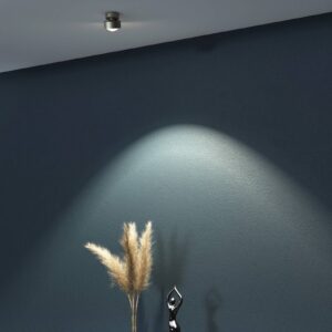 Svítidlo Top Light matná niklová/čirá hliník/zinek/sklo