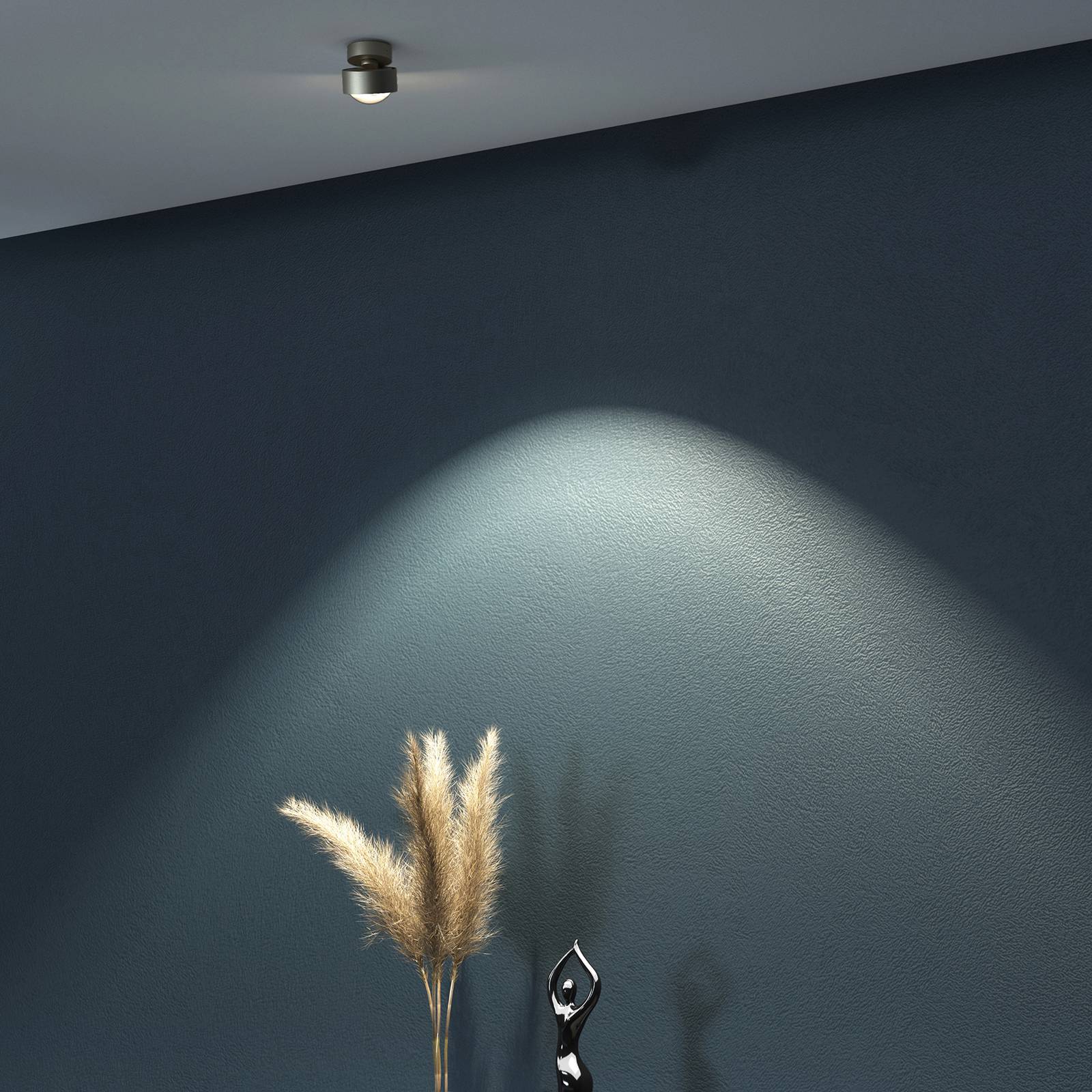 Svítidlo Top Light matná niklová/čirá hliník/zinek/sklo