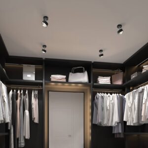 Svítidlo Top Light matná černá/chrom/čirá hliník/zinek/sklo