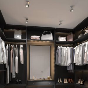 Svítidlo Top Light chrom matný/čirá hliník/zinek/sklo