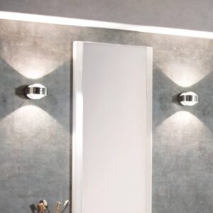 Svítidlo Top Light chrom/čirý hliník/zinek/sklo