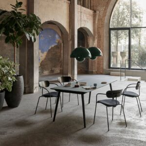 Svítidlo &Tradition tmavě zelená ocel