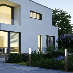 Svítidlo Trio Lighting antracit/bílý hliníkový odlitek/plast