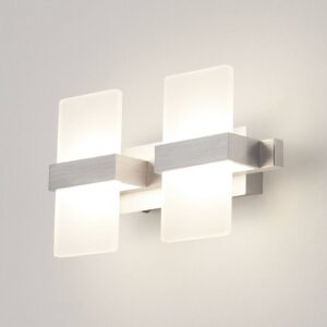 Svítidlo Trio Lighting kartáčovaný hliník/bílá hliník/akryl