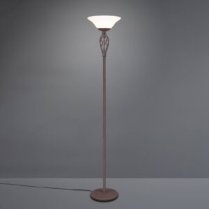 Svítidlo Trio Lighting rezavá/bílá kov/sklo