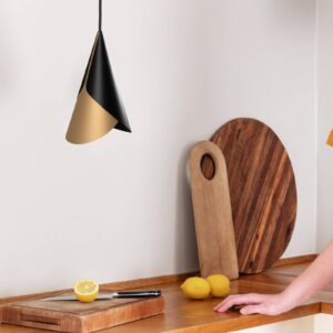 Svítidlo UMAGE černý/mosaz hliník