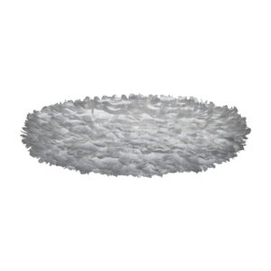 Svítidlo UMAGE světle šedá husí peří/papír/ocel