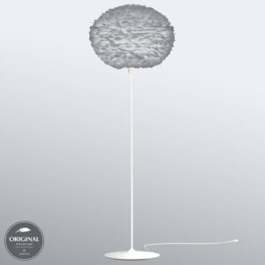 Svítidlo UMAGE světle šedá/bílá husí brka/hliník/ocel/MDF/ABS/papír