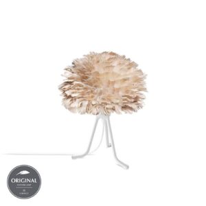 Svítidlo UMAGE hnědá/bílá husí brka/hliník/papír