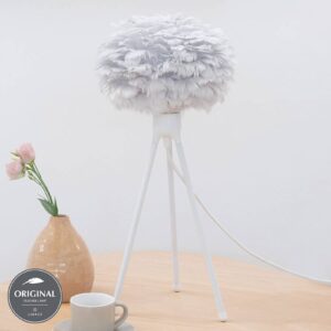 Svítidlo UMAGE šedá/bílá husí brka/hliník/papír