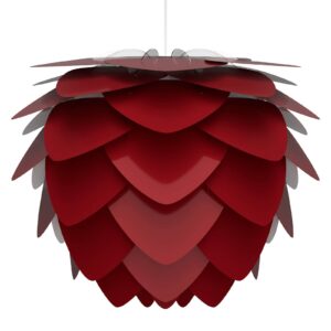 Svítidlo UMAGE rubínově červená/bílá hliník/plast