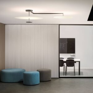 Svítidlo Vibia bílý/černý ocel/hliník/polykarbonát