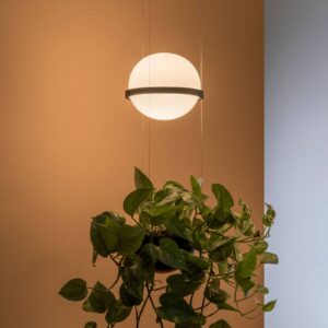 Svítidlo Vibia grafit/opálově bílý ocel/hliník/sklo