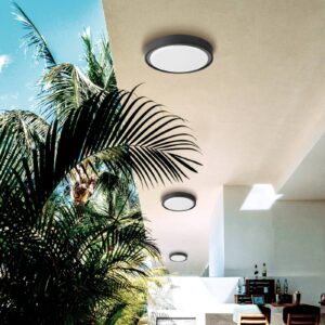 Svítidlo Viokef tmavě šedá/bílá polykarbonát/ABS