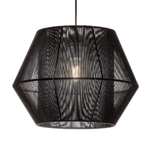 Svítidlo Viokef černá plast/lano