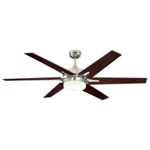 Svítidlo Westinghouse nikl kartáčovaný/palisandr/javor světlý ocel/dřevo/sklo